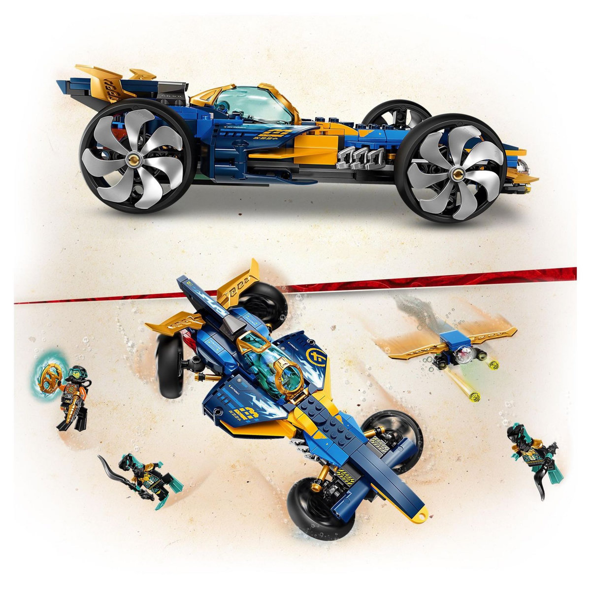 LEGO NINJAGO 71752 - Le bolide ninja sous-marin