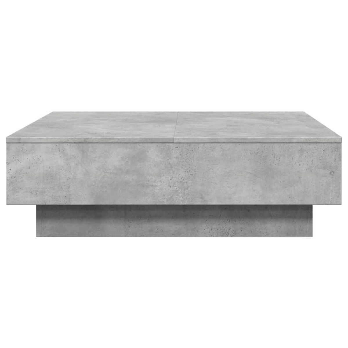 VIDAXL Table basse Gris beton 90x90x28 cm Agglomere