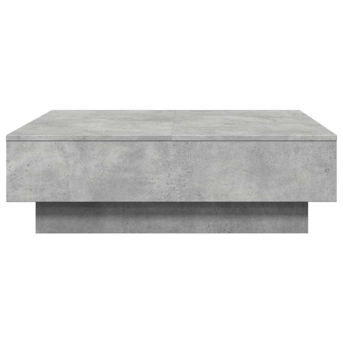 VIDAXL Table basse Gris beton 90x90x28 cm Agglomere