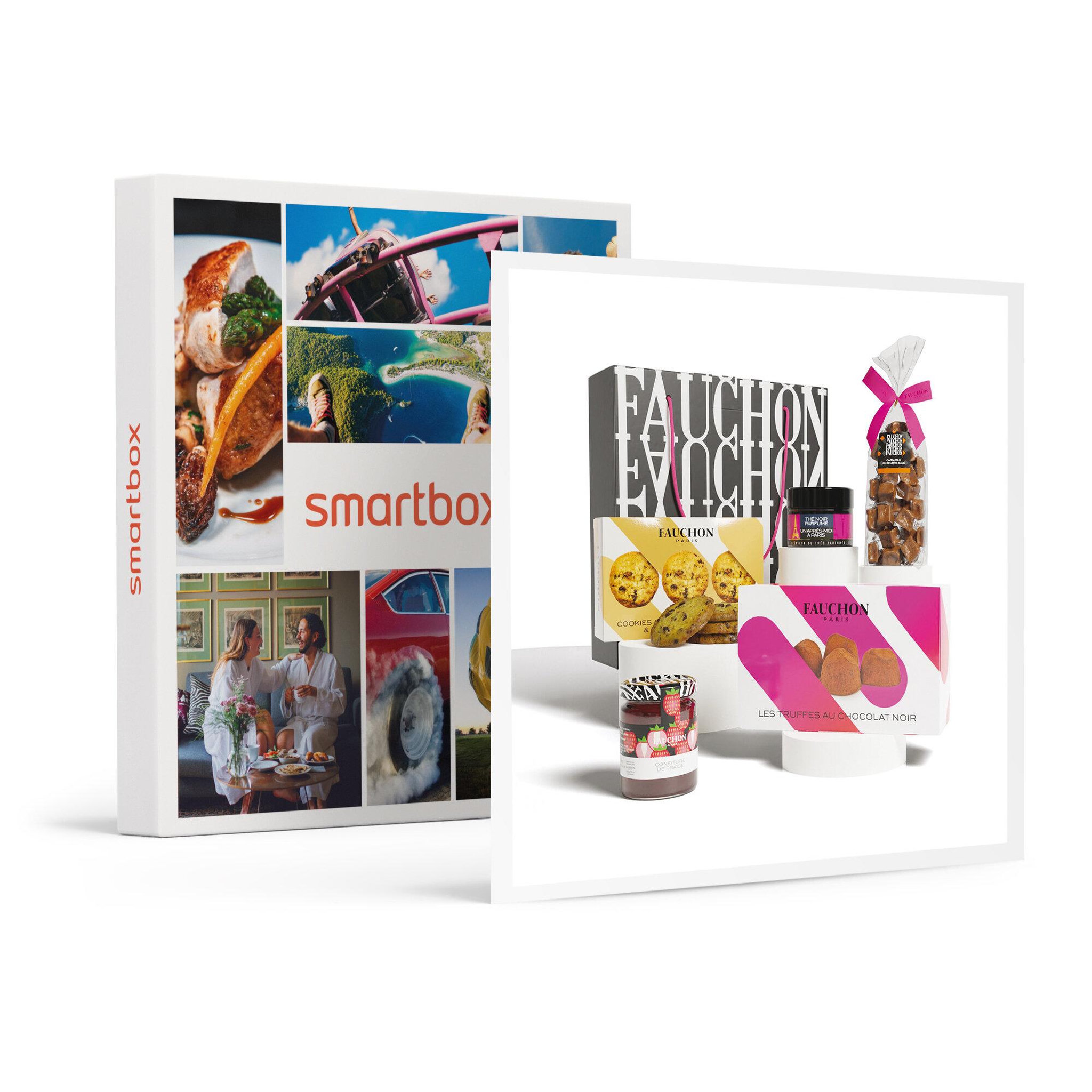 Voir la diapositive 1 : Smartbox Coffret Douceurs Fauchon : délices sucrés avec thé livrés à domicile - Coffret Cadeau Gastronomie