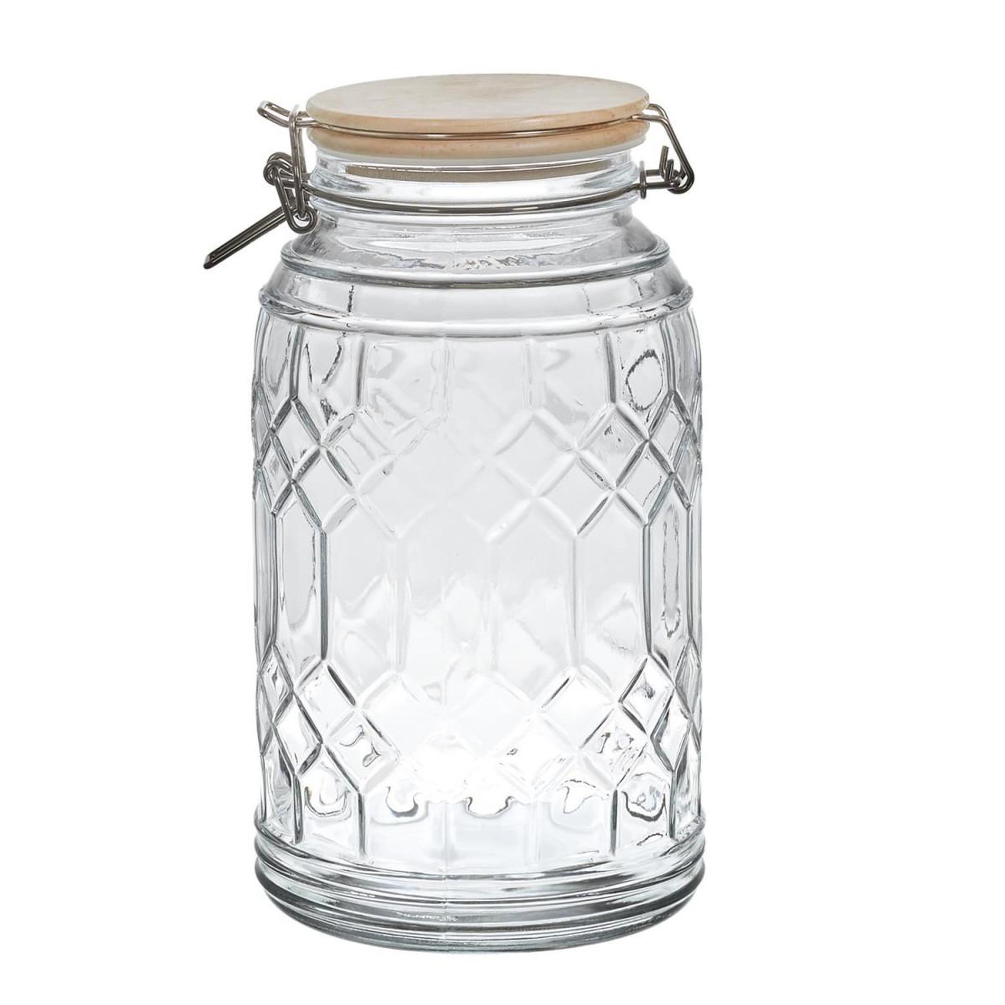 COOK CONCEPT Bocal de conservation  bambou  2,3l transparent