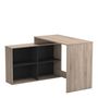 Voir la diapositive 4 : Bureau d'angle droit ou gauche avec rangements L112cm MAX