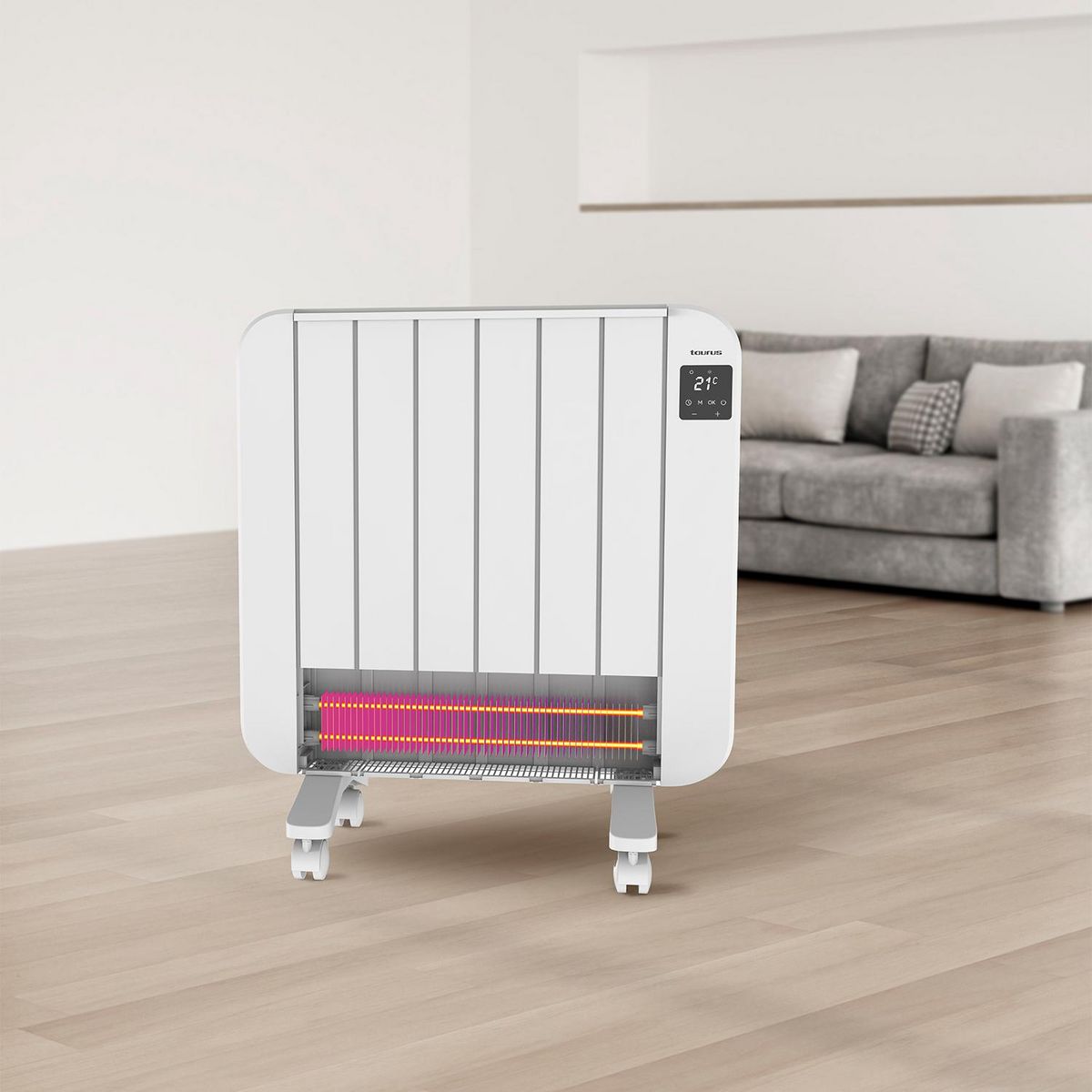 Taurus Radiateur électrique 1500w blanc - persia 1500