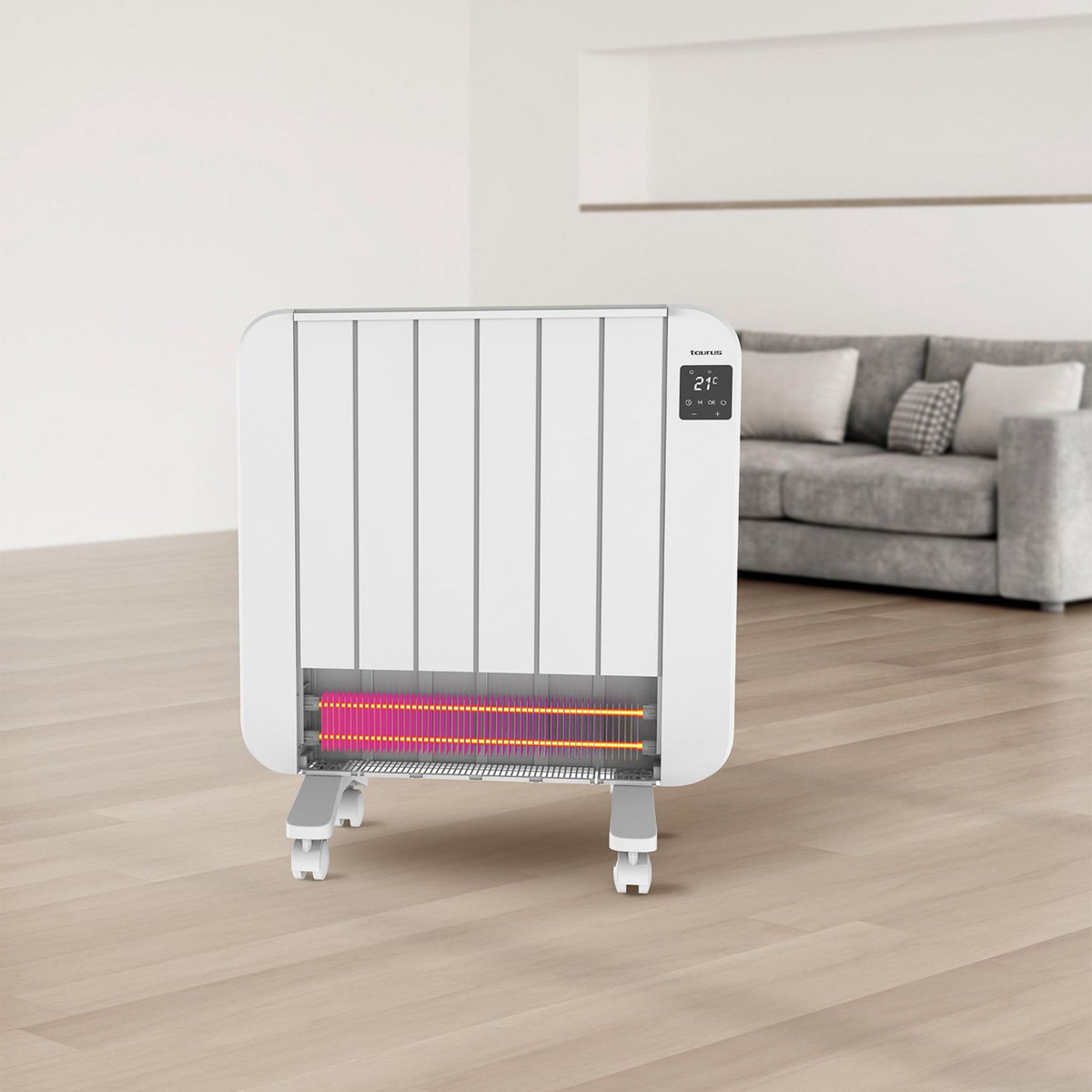 Taurus Radiateur électrique 1500w blanc - persia 1500