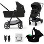 Voir la diapositive 1 : KINDERKRAFT Poussette Newly 3en1