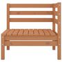 Voir la diapositive 4 : VIDAXL Salon de jardin 8 pcs Marron miel Bois de pin massif