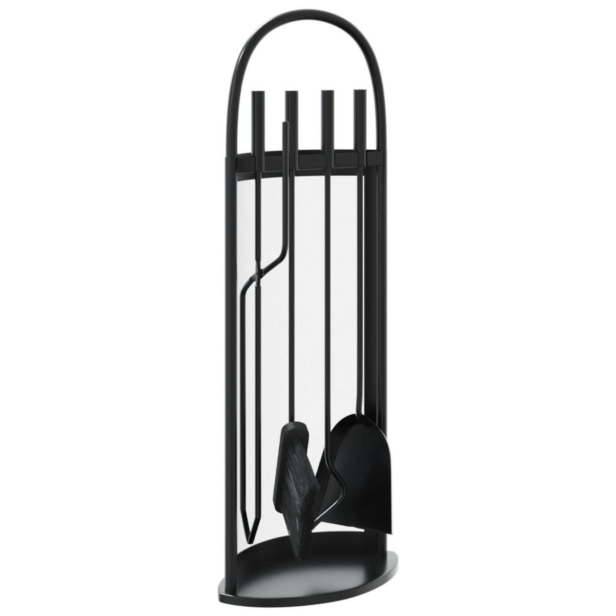 Voir la diapositive 2 : VIDAXL Set d'outils de cheminee 5 pcs 23x15x66 cm acier