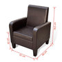 Voir la diapositive 5 : VIDAXL Fauteuil Marron Similicuir