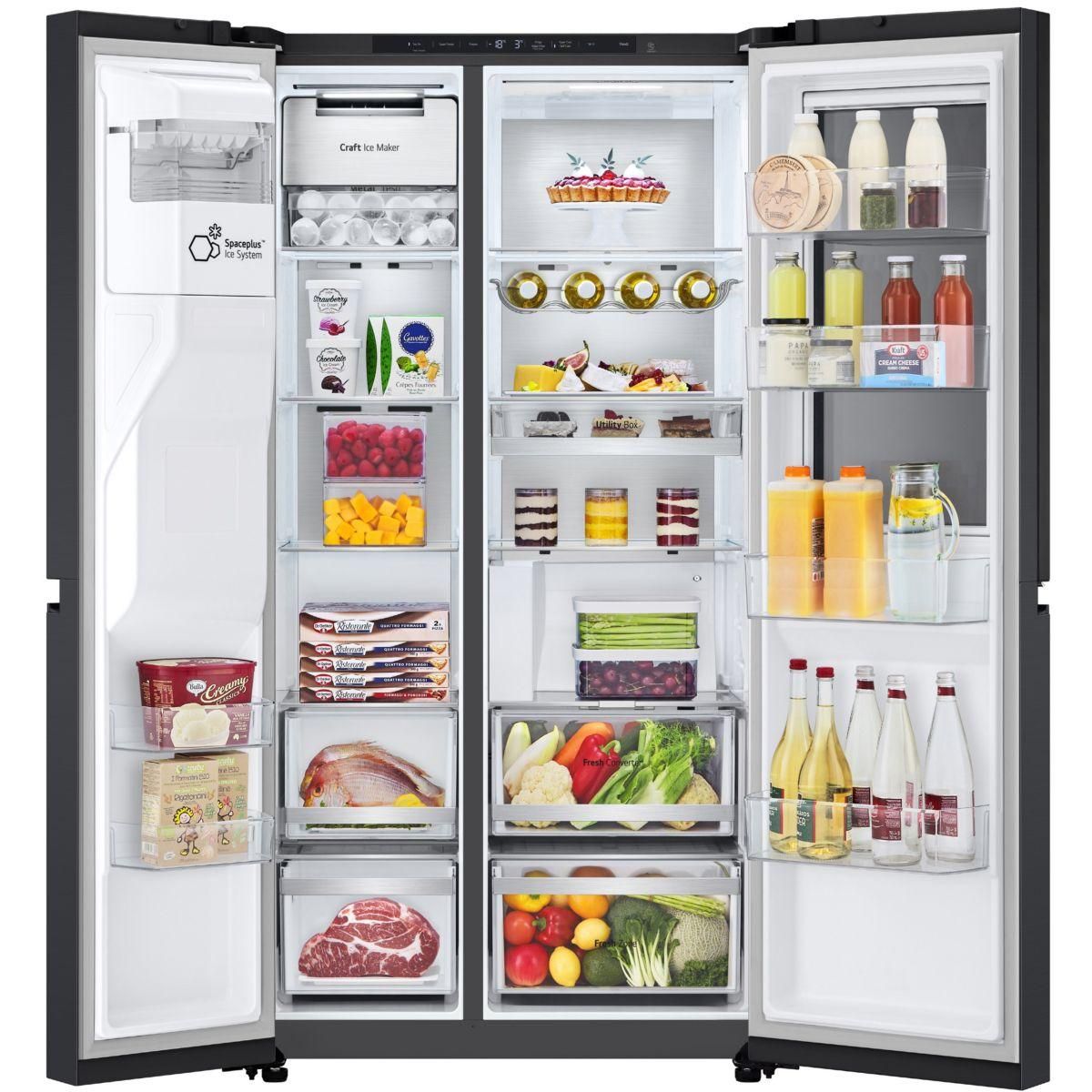 LG Réfrigérateur Américain GSXE90EVDD InstaView