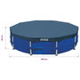 Voir la diapositive 4 : INTEX Intex Couverture de piscine ronde 366 cm 28031