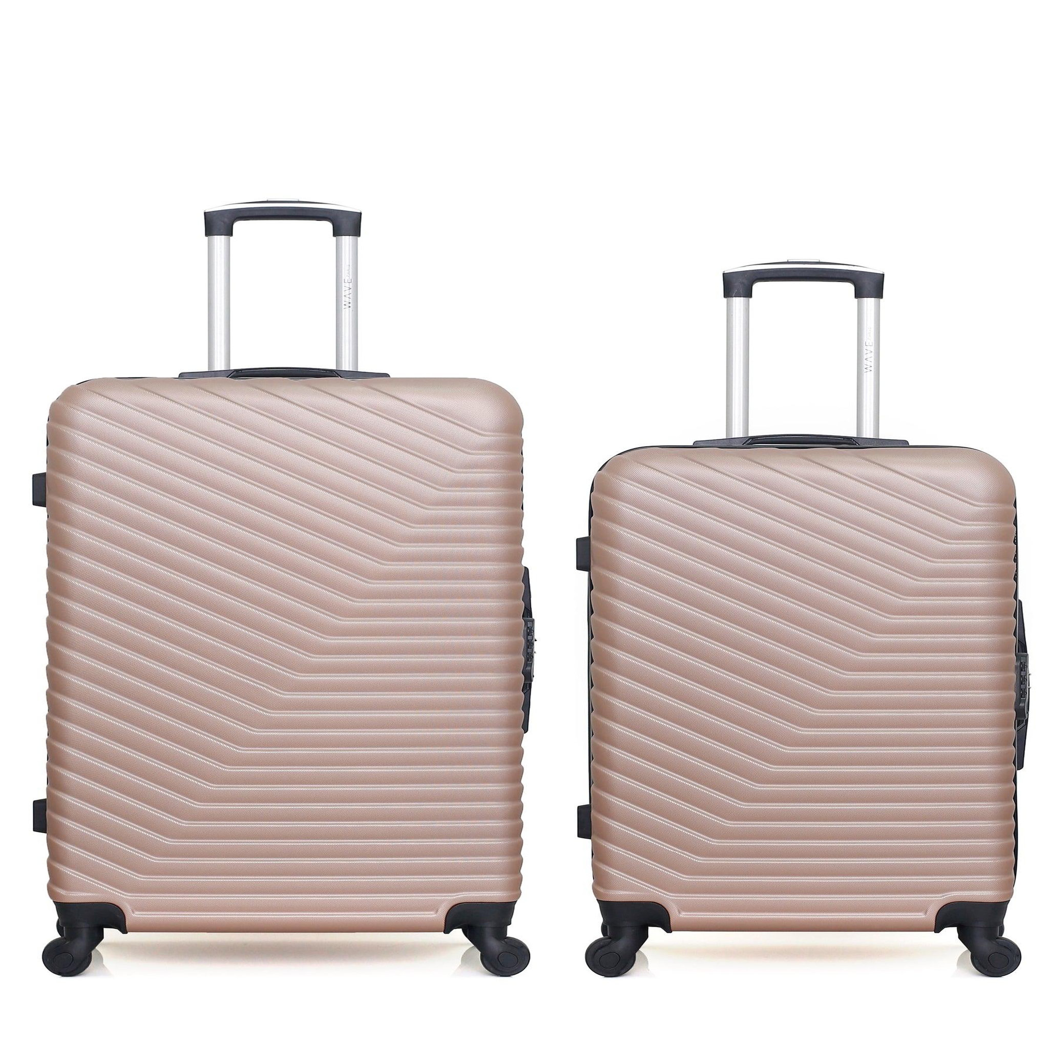 WAVE PARIS Wave paris - lot de 2 - valise grand format et valise weekend lena