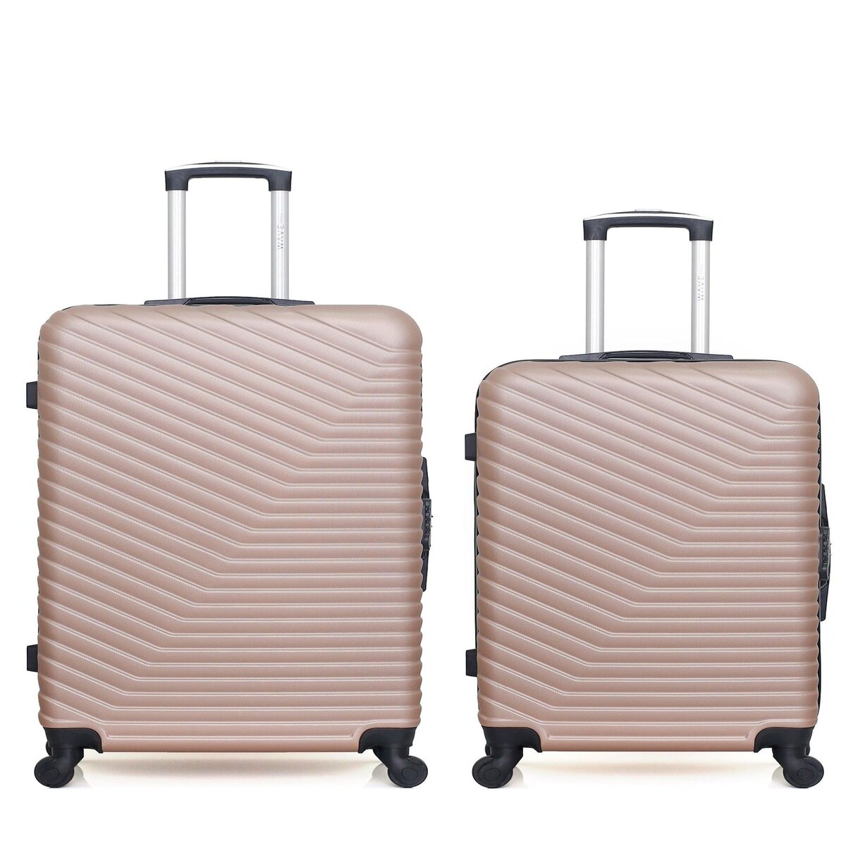 WAVE PARIS WAVE PARIS - Lot de 2 - Valise grand format et valise weekend LENA