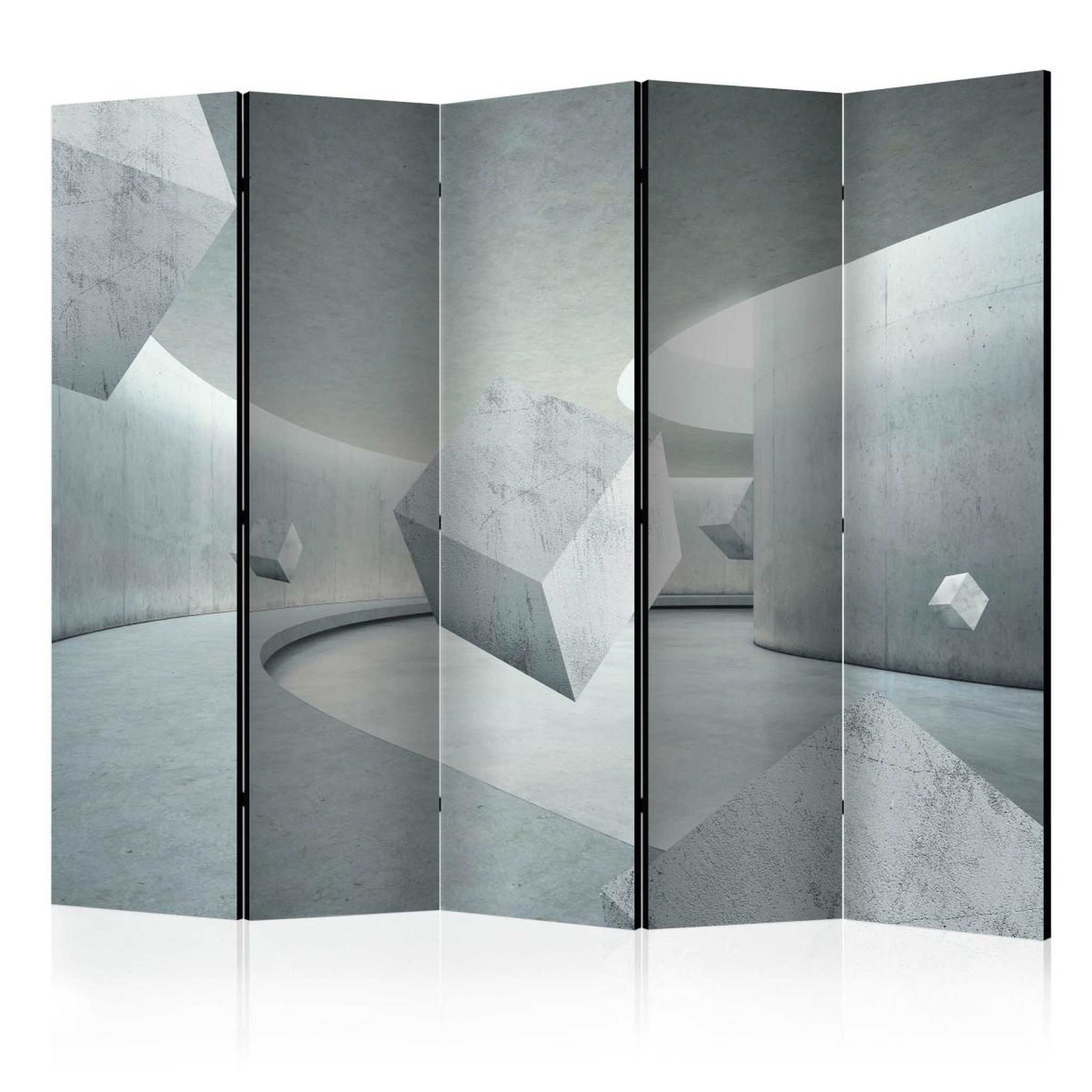 Paris Prix Paravent 5 volets  geometry of the cube  172x225cm