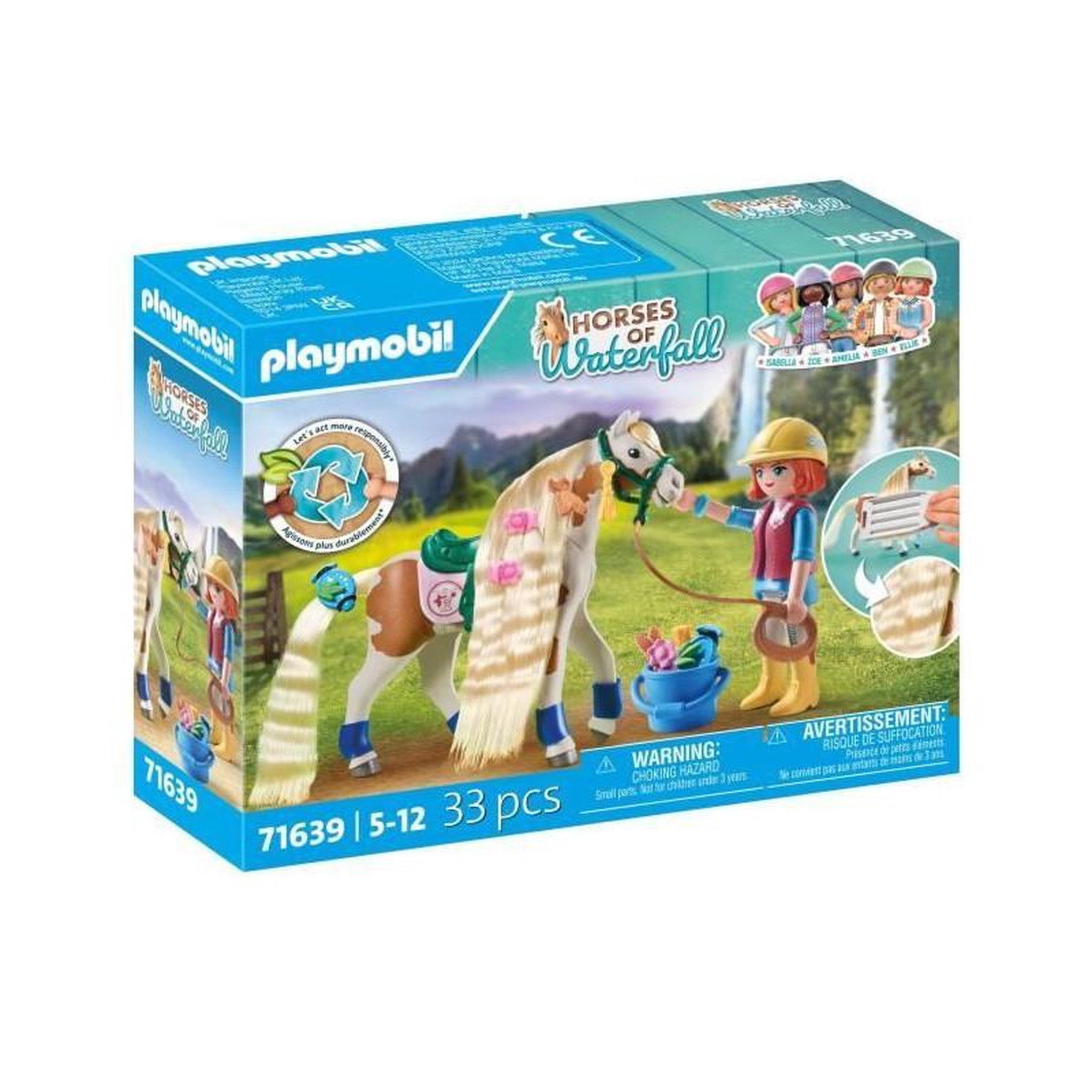 Voir la diapositive 5 : PLAYMOBIL PLAYMOBIL - 71639 - Ellie avec cheval