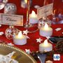 Voir la diapositive 4 : FEERIC LIGHT & CHRISTMAS Lot de 6 Bougies Led  Colorama  4cm Blanc