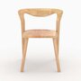Voir la diapositive 3 : Rendez vous déco Chaise en bois d'hévéa foncé - Vega
