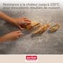 Voir la diapositive 4 : ZENKER Moule à pain perforé 4 mini baguettes 33 x 22 cm Zenker Mojave Gold