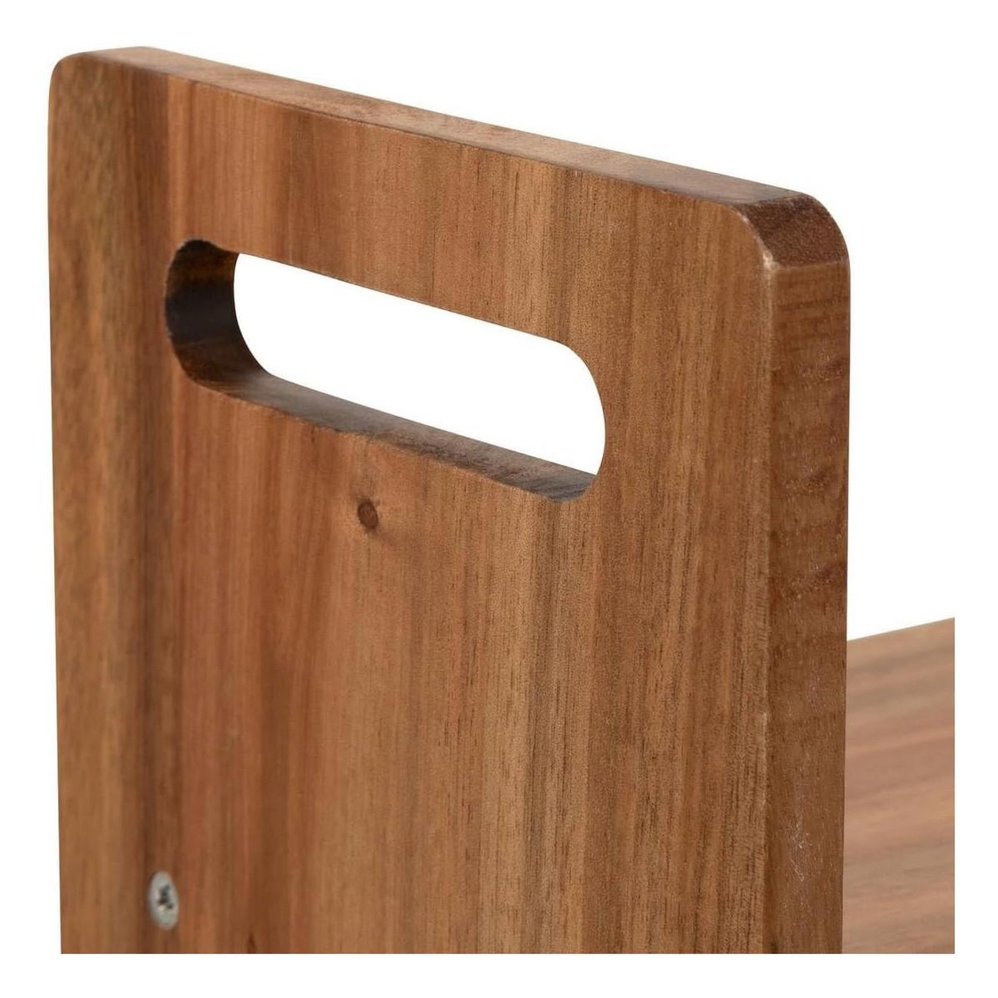Voir la diapositive 3 : FIVE Étagère & porte essuie-tout  2 en 1  33cm marron