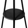 Voir la diapositive 3 : ATMOSPHERA Porte-manteaux métal et bois noir