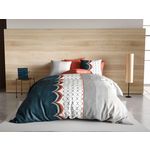 ATELIER DU COTON Parure housse de couette 100% coton 57fils antan