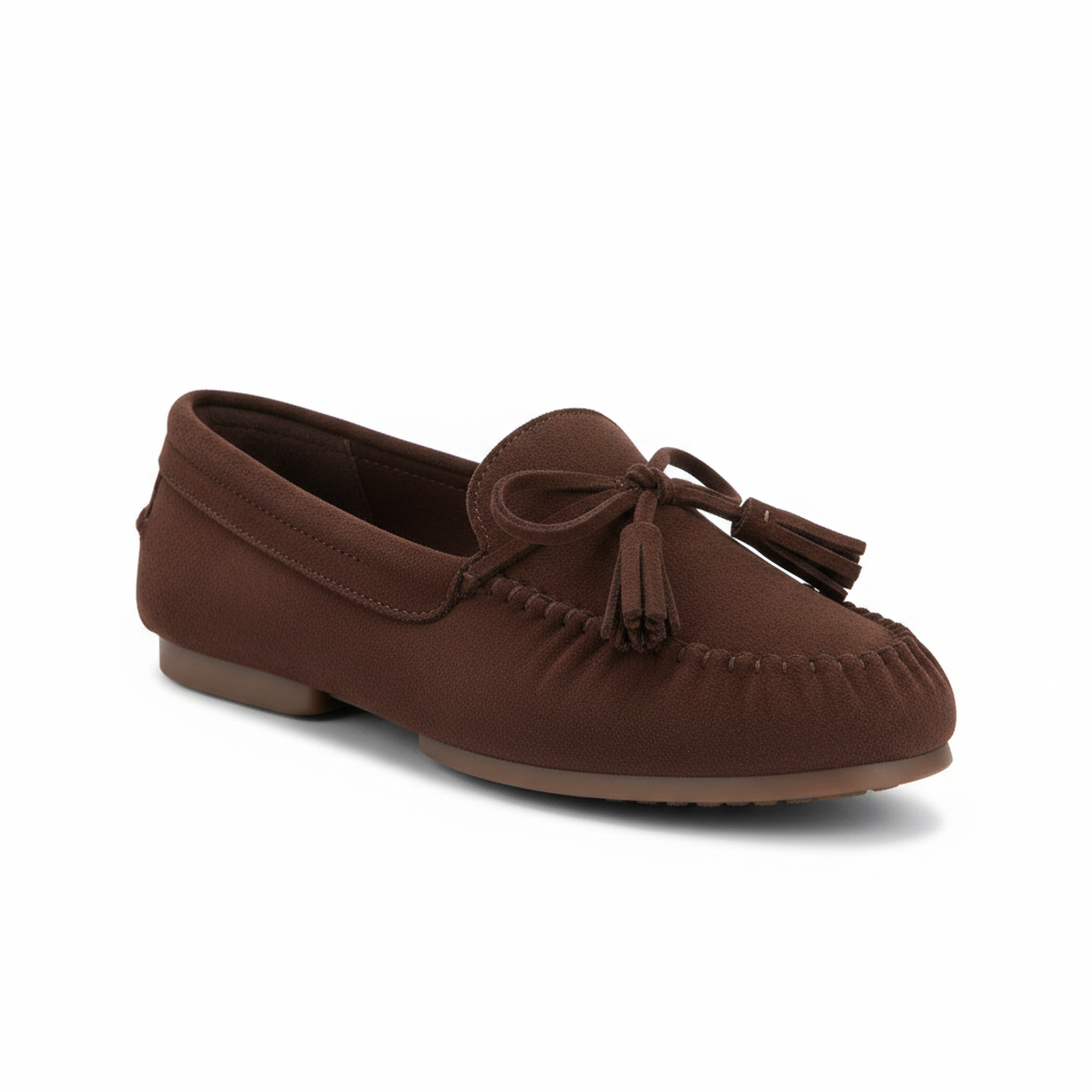 Voir la diapositive 1 : OZABI Ozabi mocassins femme bobo chic nœud pampilles daim synthétique