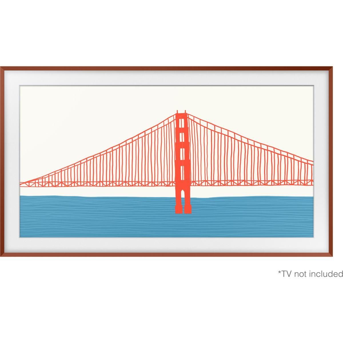 Samsung Cadre The Frame 55'' Rouge Brique