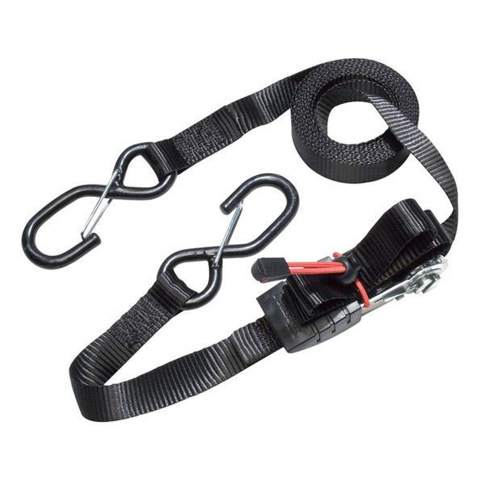 Master lock Lot de 2 sangles à cliquet 4m25 25mm noir - 3066eurdat
