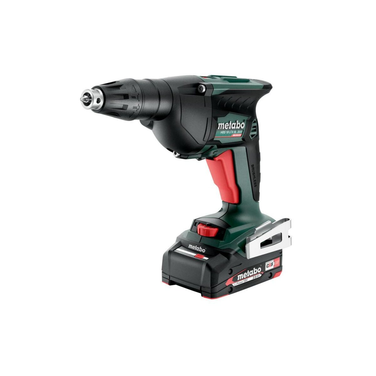 METABO SAS Coffret Visseuse 18 V sans fil HBS 18 LTX BL 3000 2 x 2,0 Ah Li-Power, SC 30