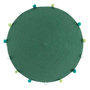 Voir la diapositive 1 : Paris Prix Tapis Rond Enfant  Pompomparty  90cm Vert