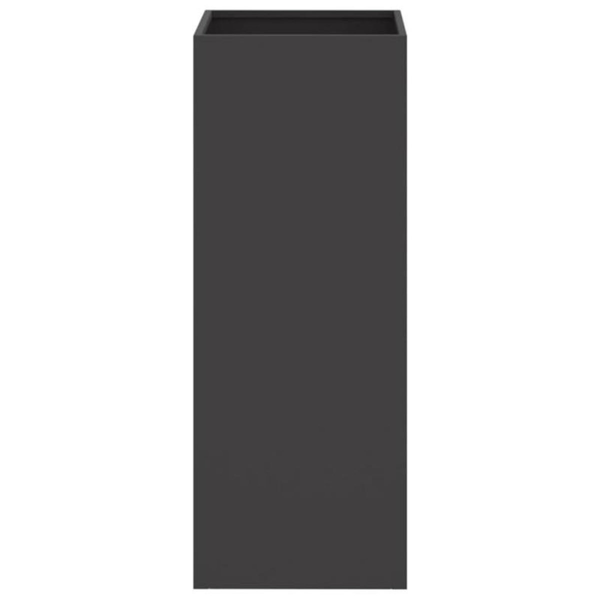 VIDAXL Jardinière noir 32x29x75 cm acier