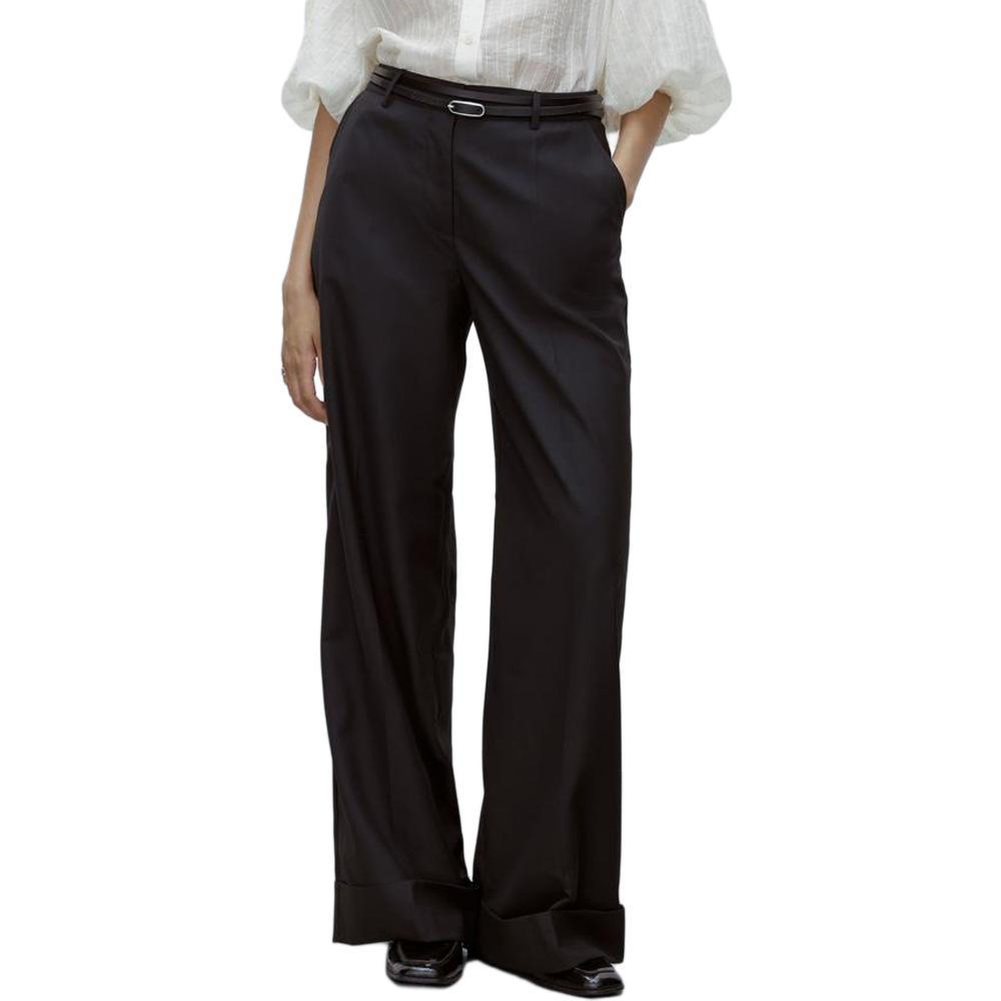 Voir la diapositive 1 : Vila Pantalon fluide Noir Femme Vila Giilja