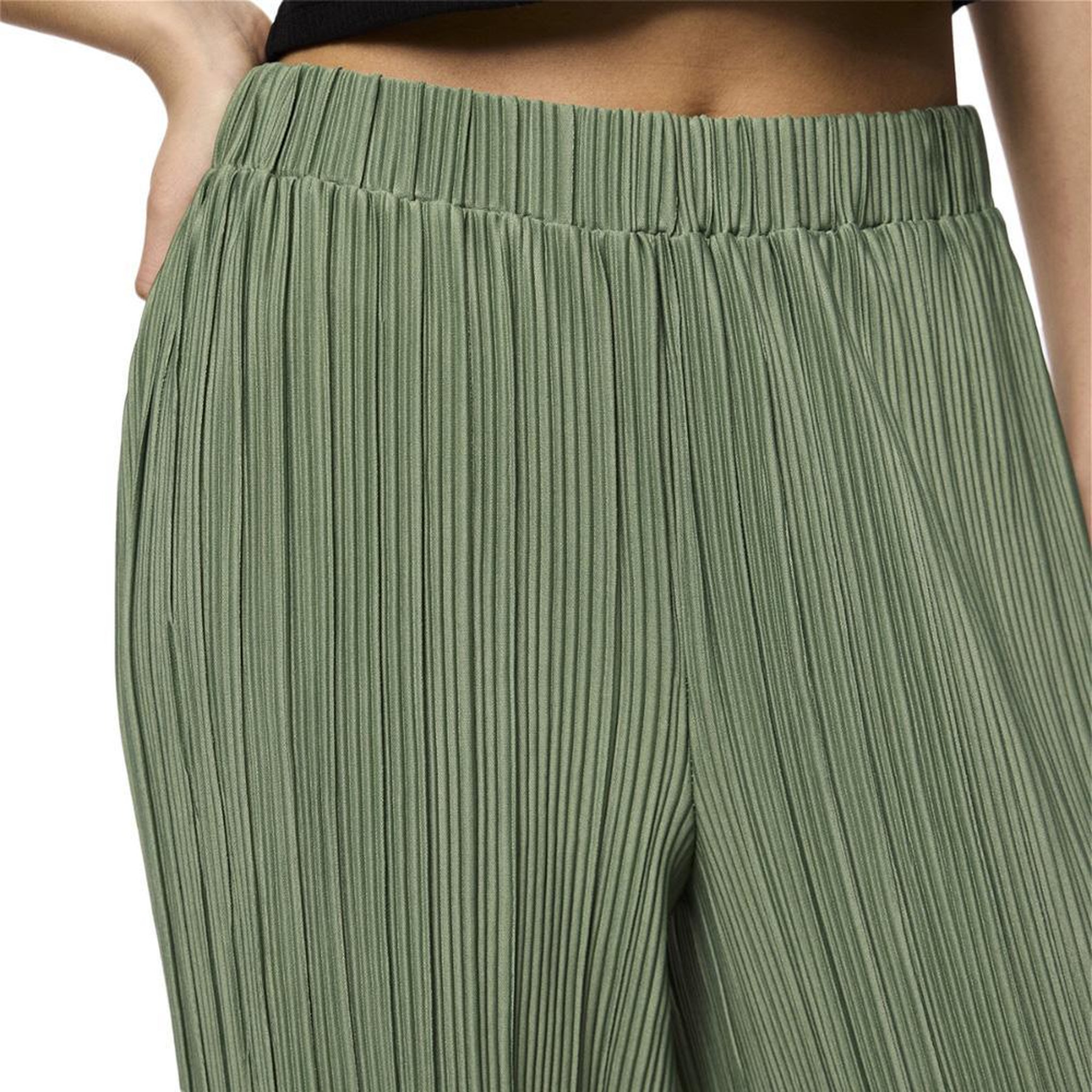 Voir la diapositive 2 : Pieces Pantalon fluide Plissé  Femme Pieces Pammi