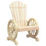 Voir la diapositive 4 : VIDAXL Chaises de jardin Adirondack lot de 2 bois de sapin massif