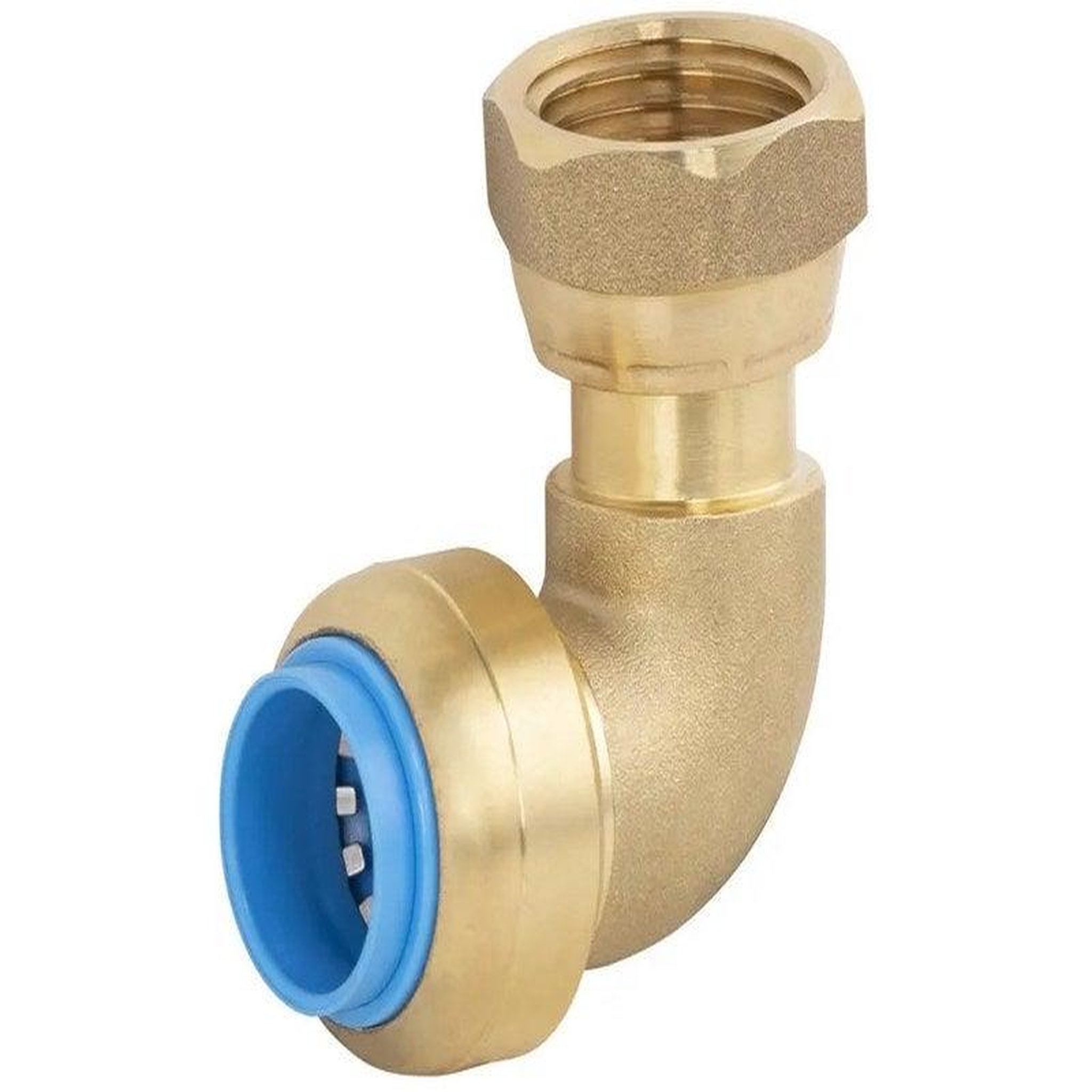 CENTRALE BRICO Coude ecrou libre femelle 20 x 27 mm diam. 20 mm laiton