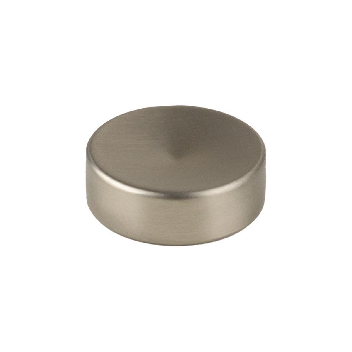 CENTRALE BRICO Bouton Blink Nickel brossé + vis -  diamètre 26mm