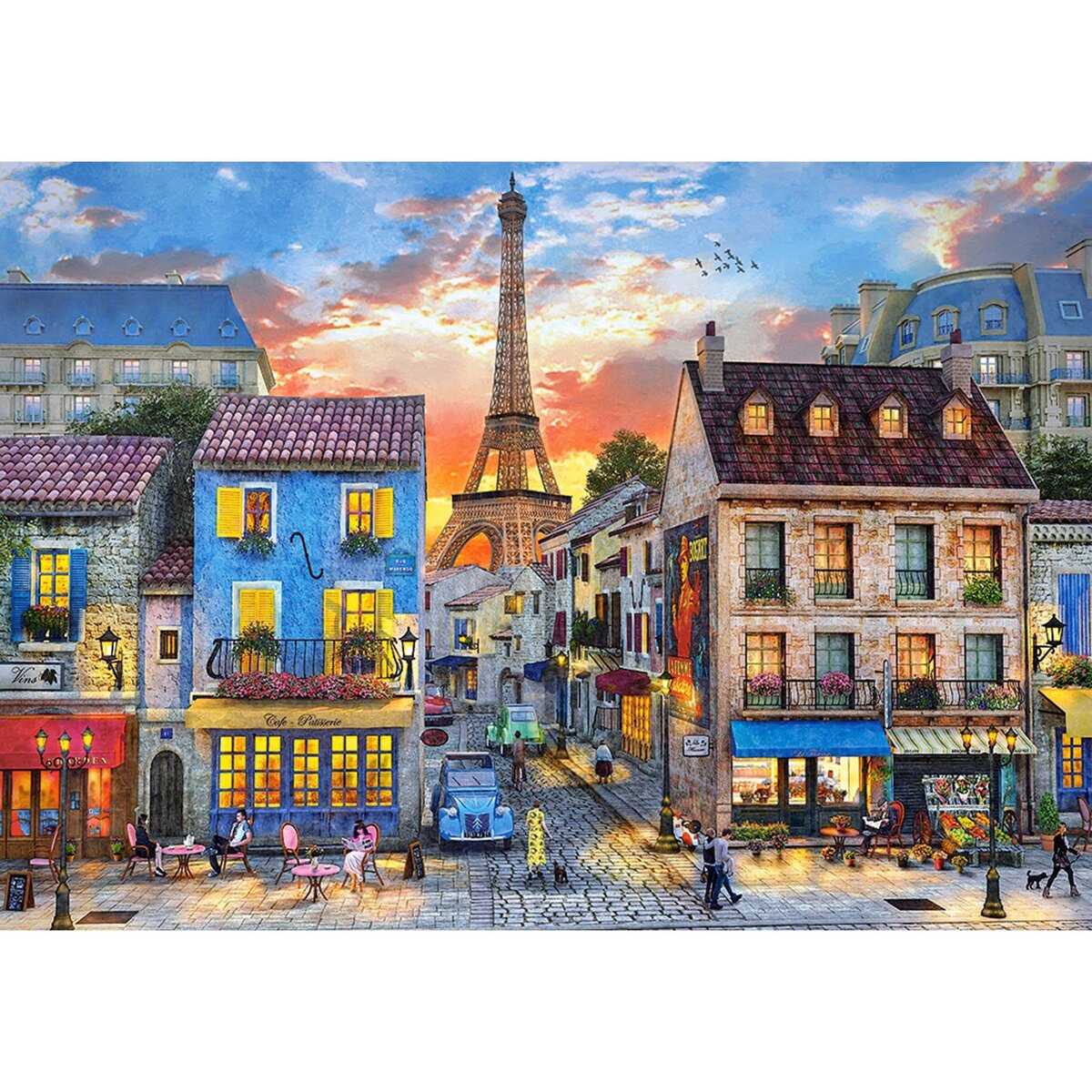 Castorland Puzzle 500 pièces : Rues de Paris