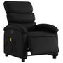 Voir la diapositive 3 : VIDAXL Fauteuil de massage inclinable electrique noir similicuir