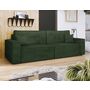 Voir la diapositive 1 : BEST MOBILIER Cezanne - canapé droit 3 places convertible avec coffre en velours côtelé