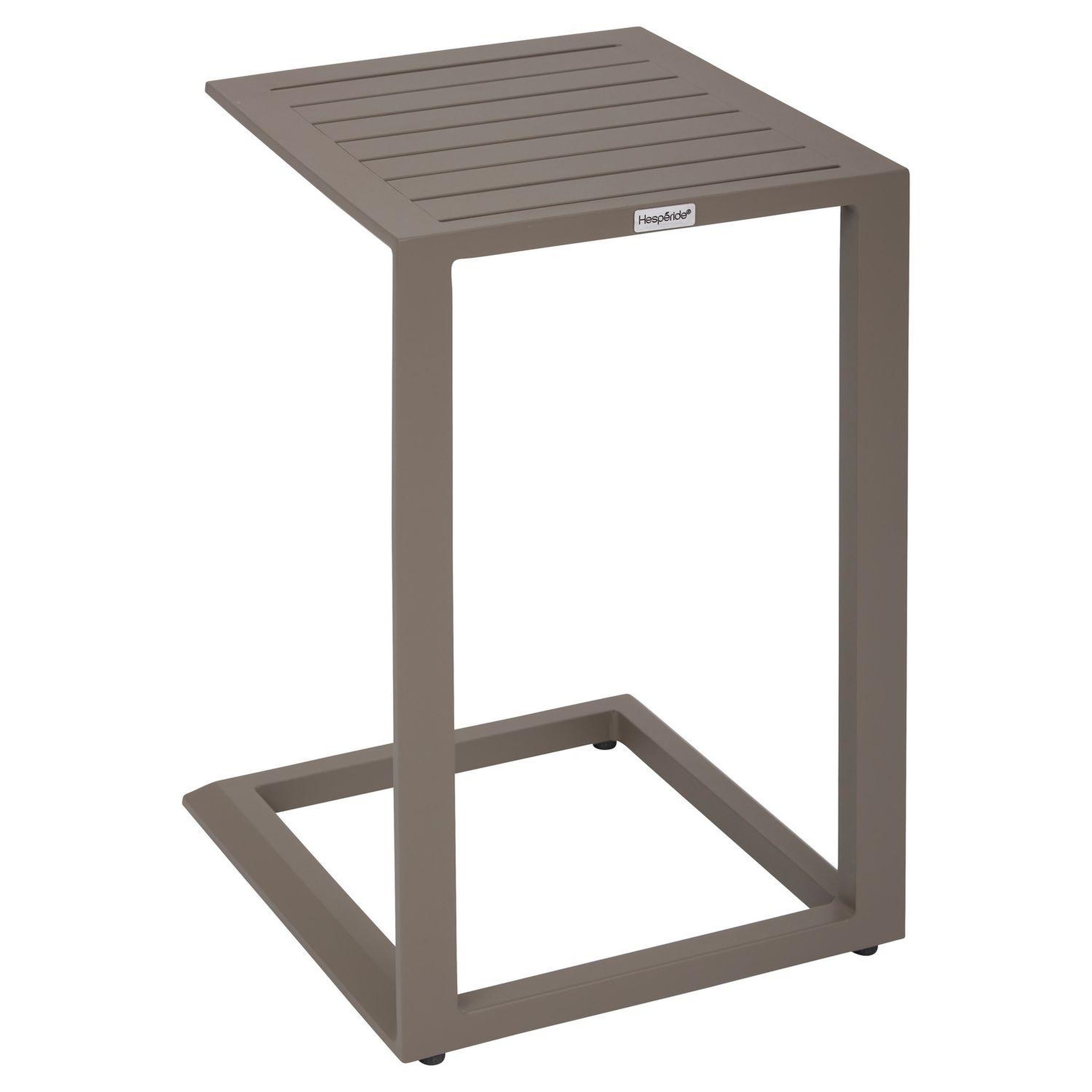 Voir la diapositive 1 : HESPERIDE Table d'appoint de jardin carrée evasion
