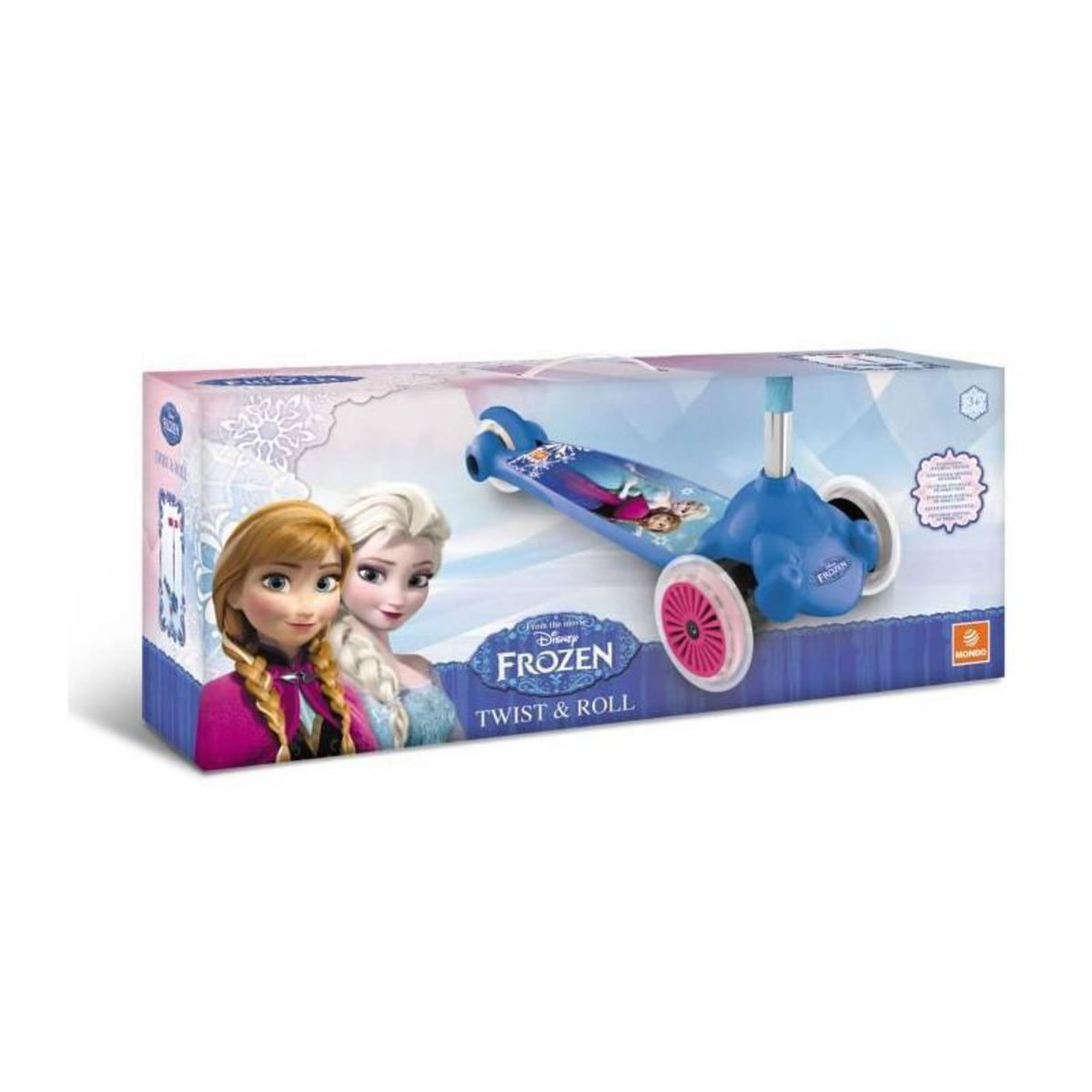 Mondo LA REINE DES NEIGES Trottinette Twist + Roll - Disney