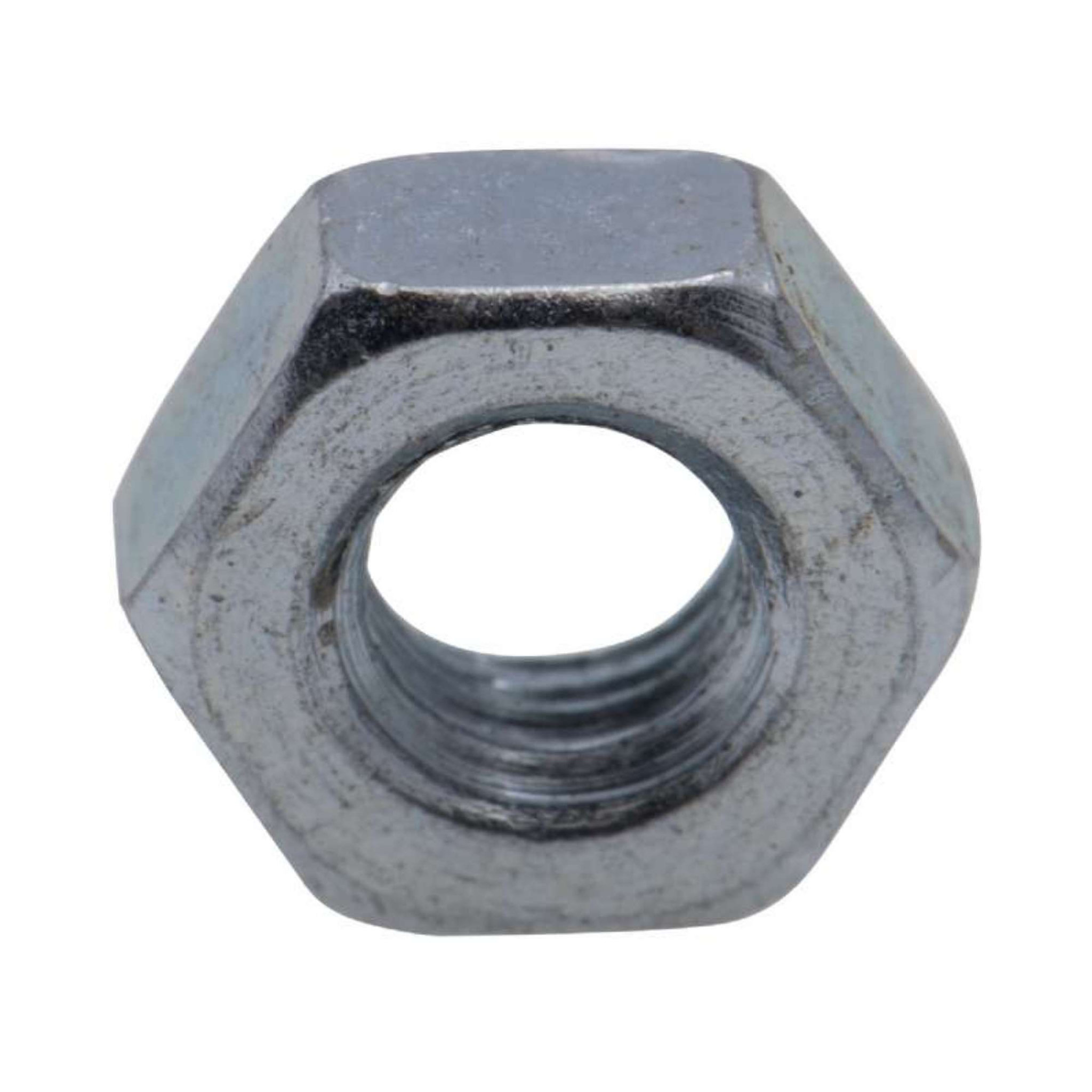 Voir la diapositive 4 :  Écrou hexagonal zingué 6 pans Vissal  Classe 8  Ø 8mm  lot de 100 écrous