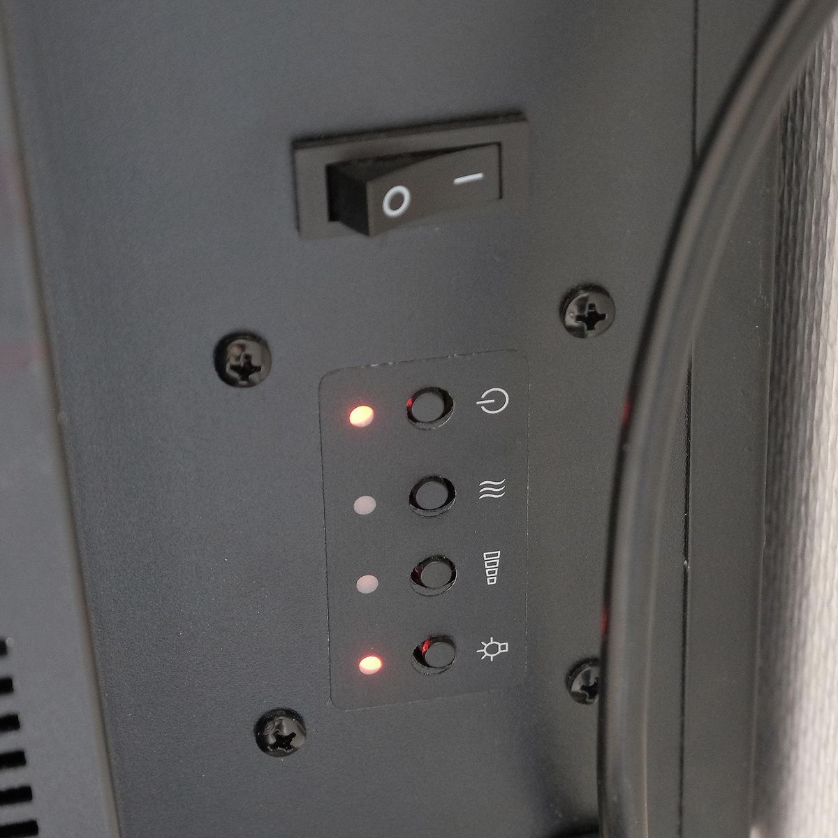 Chemin'arte Cheminée électrique 2000w noir - elysee xxl