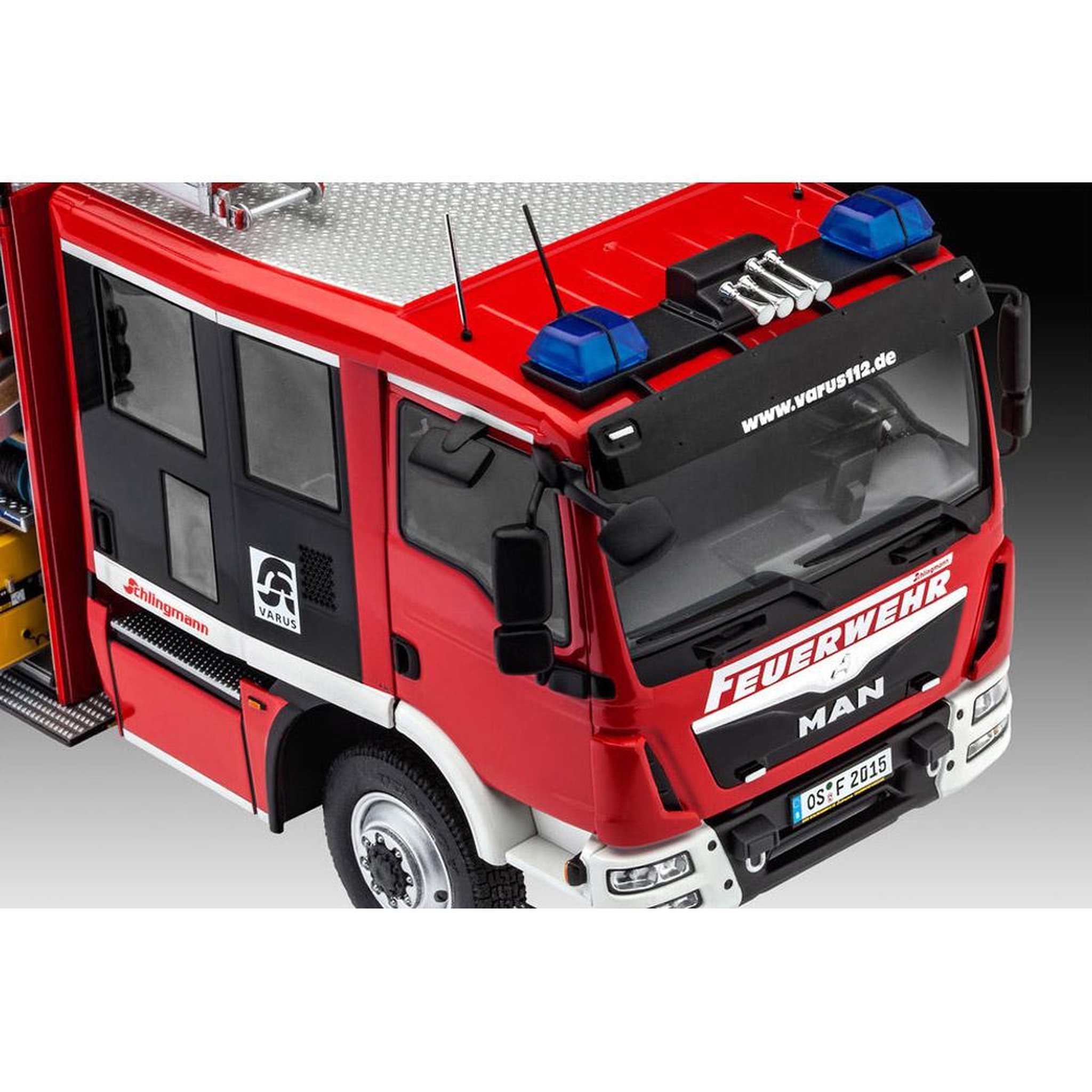 Voir la diapositive 3 : Revell Maquette camion de compiers SMAN TGM Schlingmann HLF 20 Varus 4X4
