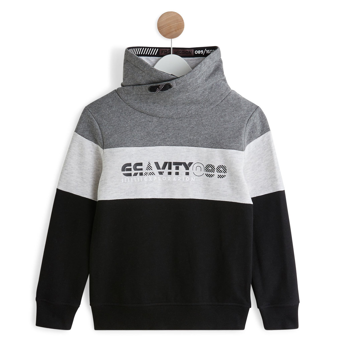 IN EXTENSO Sweat col snood garçon