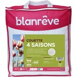 BLANREVE Couette - 200 x 200 cm - BLANReVE - 4 saisons - 420 g/m² - Blanc