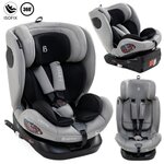 BEBELISSIMO Bebelissimo - Siège auto Isofix - pivontant 360 ° - 40-150 cm -  0-36kg- i- Evol - gris claire