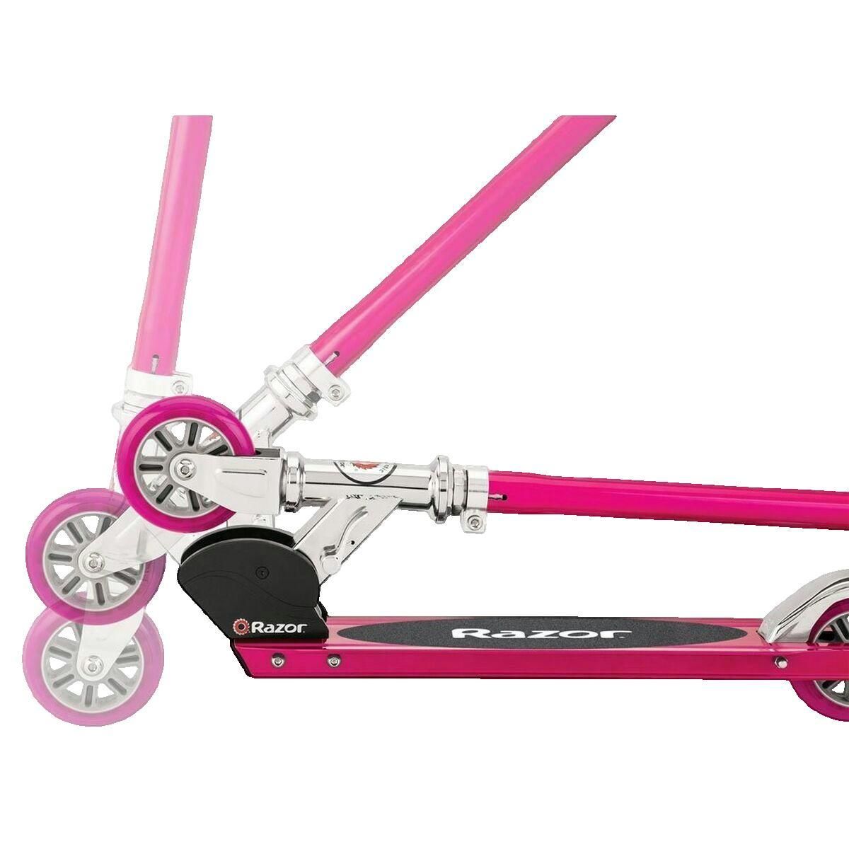 Razor Trottinette Razor pliable pour enfant rose