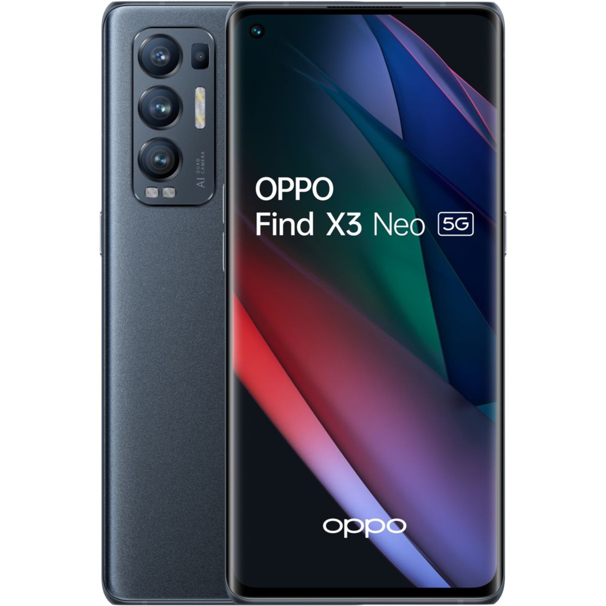 Voir la diapositive 1 : OPPO Smartphone Find X3 Neo Noir 5G