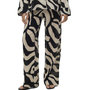 Voir la diapositive 1 : Vero Moda Pantalon fluide Noir/Beige Femme Vero Moda Gnete