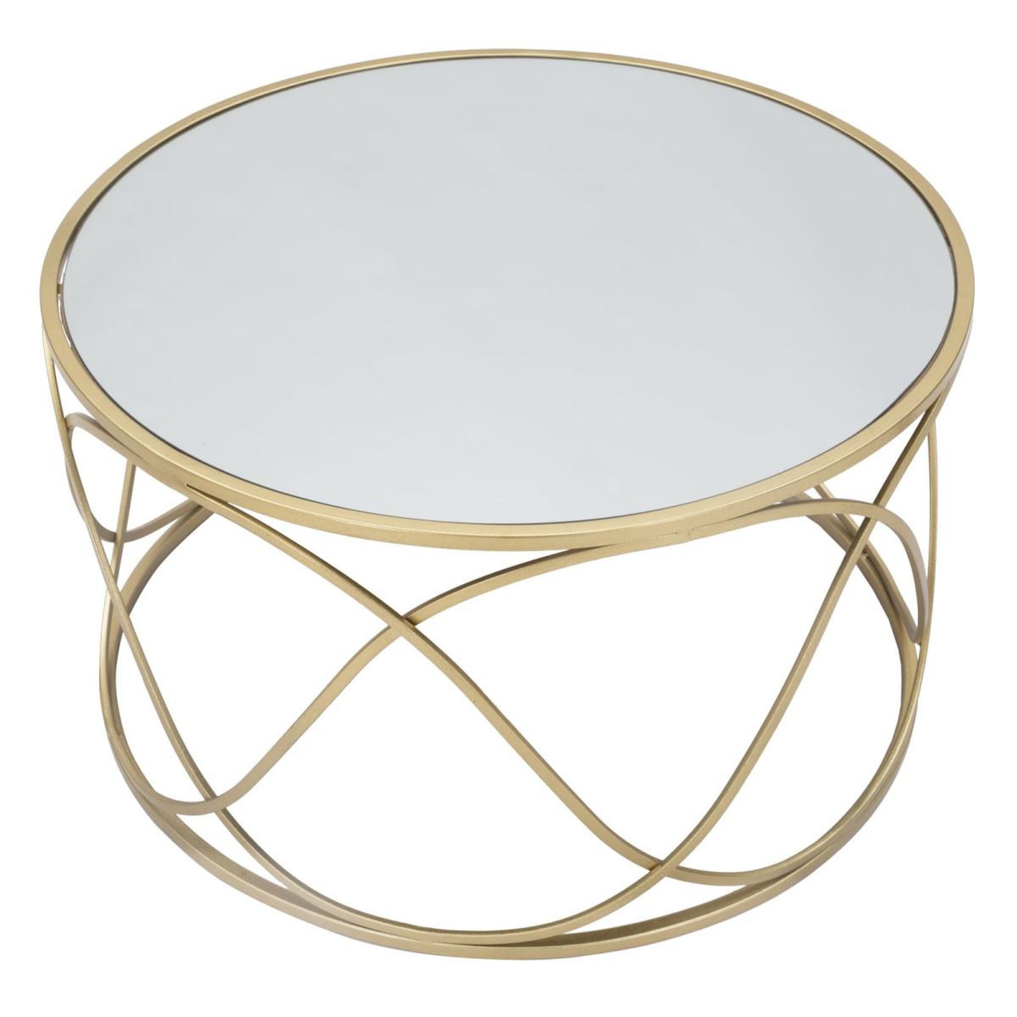 Voir la diapositive 2 : Paris Prix Table basse design  lury  70cm or